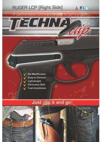 Techna Clip Belt Fits Ruger® LCP Right Hand Black Finish LCP-BR